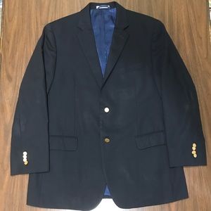 Black & Brown 1826 Men’s Wool Blazer Black 42R